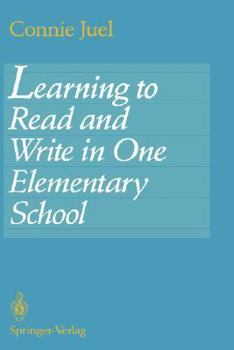 Hardcover Learning to Read and Write in One Elementary School Book