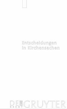Hardcover Entscheidungen in Kirchensachen Seit 1946 [German] Book