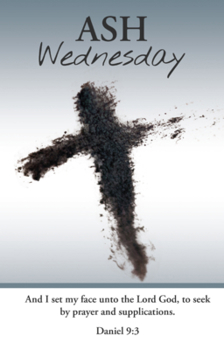 Paperback Ash Wednesday Bulletin: Unto the Lord (Package of 100): Daniel 9:3 (Kjv) Book