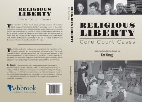 Paperback Religious Liberty: Core Documents Book