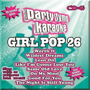 Music - CD Party Tyme Karaoke - Girl Pop 26 (8+8-song CD+G) Book