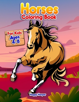 Paperback Horses Coloring Book