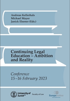 Paperback Continuing Legal Education: Ambition and Reality Book