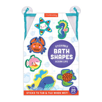 Board Game Ocean Life Stickable Foam Bath Shapes Book