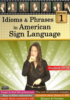 DVD Idioms & Phrases In American Sign Language: Vol 1 Book