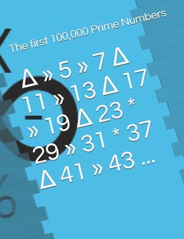 Paperback The first 100000 Prime Numbers Book