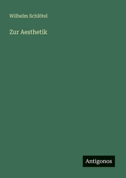 Paperback Zur Aesthetik [German] Book