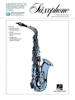 Paperback Master Solos Intermediate Level - Alto Sax Book/Online Audio [With CD Audio] Book