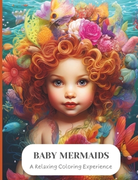 Paperback Baby Mermaids: A Relaxing Grayscale Coloring Experience Book