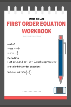 Paperback First order equation workbook Book