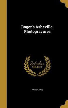 Hardcover Roger's Asheville. Photogravures Book