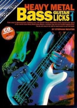 Paperback Heavy Metal Bass Licks Bk 1 Bk/CD Book