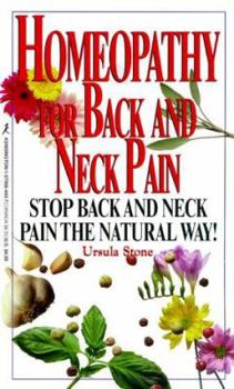 Mass Market Paperback Homeopathy for Back and Neck Pain Book