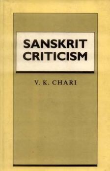 Paperback Sanskrit Criticism Book