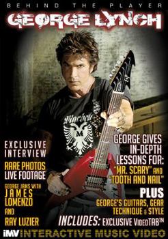 Hardcover Behind the Player : George Lynch-DVD Book