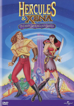 DVD Hercules & Xena: The Battle For Mount Olympus Book