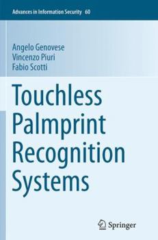 Paperback Touchless Palmprint Recognition Systems Book