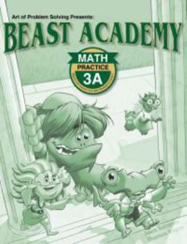 Paperback Art of Problem Solving Beast Academy Math Practice 3A Book