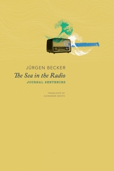 Hardcover The Sea in the Radio: Journal Sentences Book