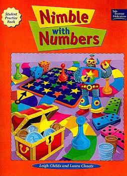 Paperback Nimble with Numbers Student Practice Book, Grade 1 Book