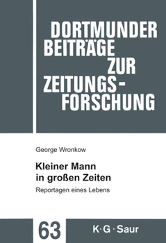 Hardcover Kleiner Mann in großen Zeiten [German] Book