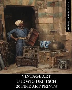 Paperback Vintage Art: Ludwig Deutsch 20 Fine Art Prints Book