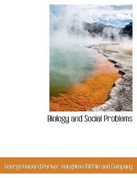 Paperback Biology and Social Problems Book