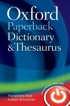 Paperback Oxford Paperback Dictionary & Thesaurus Book