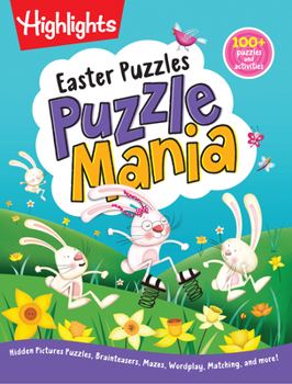 Paperback Easter Puzzles: 144-Page Easter Puzzle and Games Book, Filled with Classic Highlights Hidden Pictures Puzzles, Egg Hunts, Mazes, Crafts and More for a Book