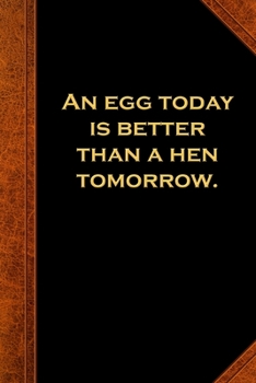 2020 Daily Planner Ben Franklin Quote Egg Today Vintage Style 388 Pages: 2020 Planners Calendars Organizers Datebooks Appointment Books Agendas