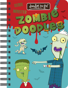 Spiral-bound Doodles to Go!: Zombie Doodles Book