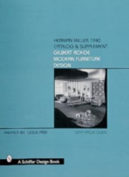 Hardcover Herman Miller 1940 Catalog & Supplement: Gilbert Rohde Modern Furniture Design Book
