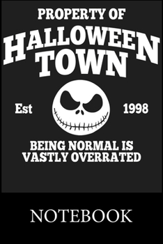 Straight Outta Halloween Town Notebook: Blank Lined Notebook, Blank Lined Notebook to Write In for Notes, To Do Lists, Drawing, Meeting Note, Goal Setting, Christmas Halloween Gift