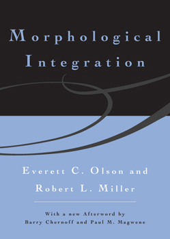 Paperback Morphological Integration Book
