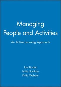 Paperback Managing People and Activities: An Active Learning Approach Book