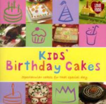 Hardcover Kids Birthday Cakes Book