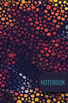 Paperback Notebook: Meetings Notebook for Social Worker with Custom Interior: Abstract Rainbow Design 6 x 9 inch - 121 Pages Book