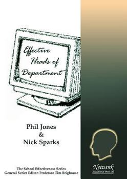Paperback Effective Heads of Department Book