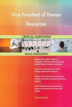 Paperback Vice President of Human Resources Critical Questions Skills Assessment Book