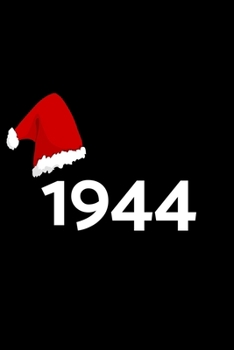 Paperback 1944: Christmas Theme Gratitude 100 Pages 6" x 9" Notebook Book