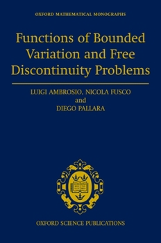 Hardcover Functions of Bounded Variation and Free Discontinuity Problems Book