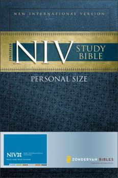 Hardcover Personal Size Study Bible-NIV Book