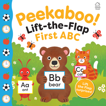 Hardcover Peekaboo! - Lift-The-Flap - First ABC Book