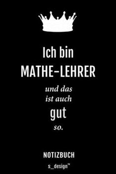 Paperback Notizbuch f?r Mathe-Lehrer: Originelle Geschenk-Idee [120 Seiten kariertes blanko Papier] [German] Book