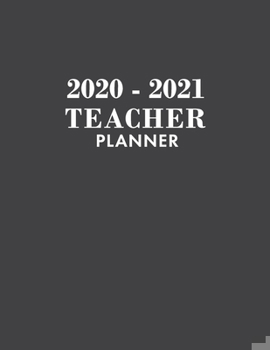 Paperback Teacher Planner 2020-2021: Lesson Planner for Academic Year July 2020 - June 2021, 7 Subject Weekly Lesson Planner + Monthly Calendar View, Comes Book