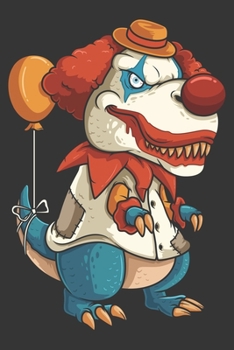 Paperback 2020 Week To View Dated Planner Diary: 6x9 Inches Paperback Dino Clown T Rex Dinosaur Halloween Book