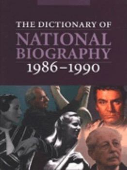 The Dictionary of National Biography: 11th Supplement: 1986-1990 (Dictionary of National Biography Supplements) - Book  of the Dictionary of National Biography