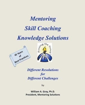 Paperback Mentoring, Skill Coaching & Knowledge Solutions: Different Resolutions for Different Challenges Book