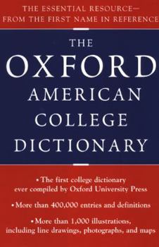Hardcover The Oxford American College Dictionary Book