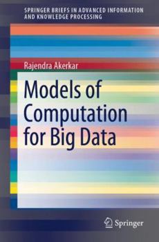 Paperback Models of Computation for Big Data Book